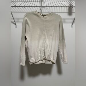 Parni Women's Sage Ombré Long Sleeve Top Size Large